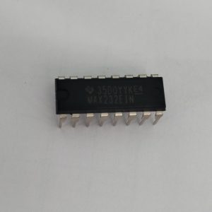 MAX232EIN – IC Giao Tiếp RS-232 2 Driver 2 Receiver, Bao Gói DIP-16, Chính Hãng Texas Instruments